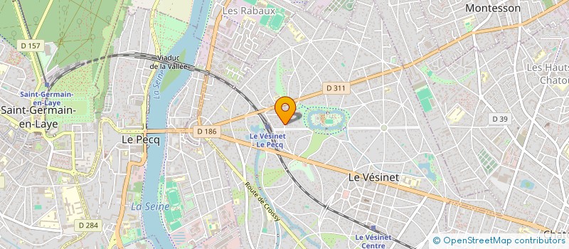 localisation de l'entreprise SCI RAJU  LE VESINET