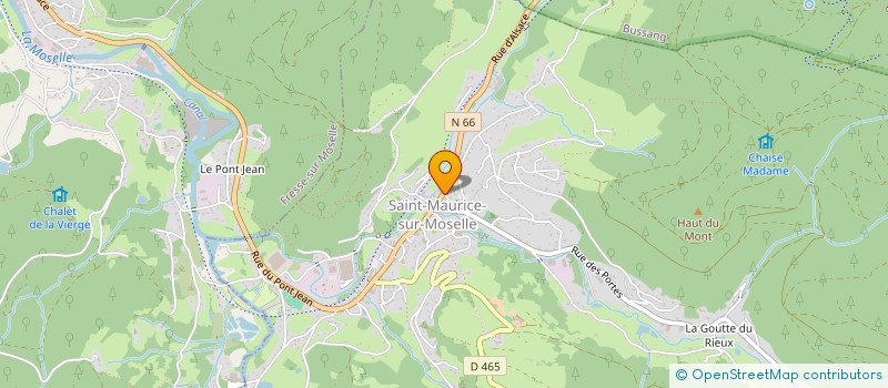 localisation de l'entreprise SCI RAK ET COMPAGNIE  SAINT-MAURICE-SUR-MOSELLE