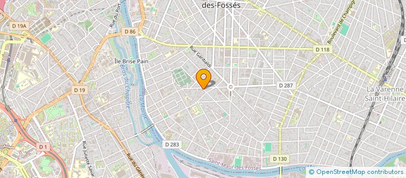 localisation de l'entreprise SCI RAKDIMMO à SAINT-MAUR-DES-FOSSES