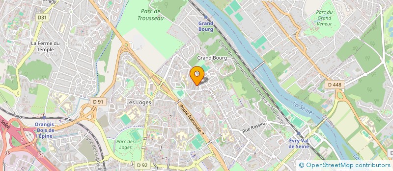 localisation de l'entreprise SCI RAKOTOARISOA AB à EVRY-COURCOURONNES