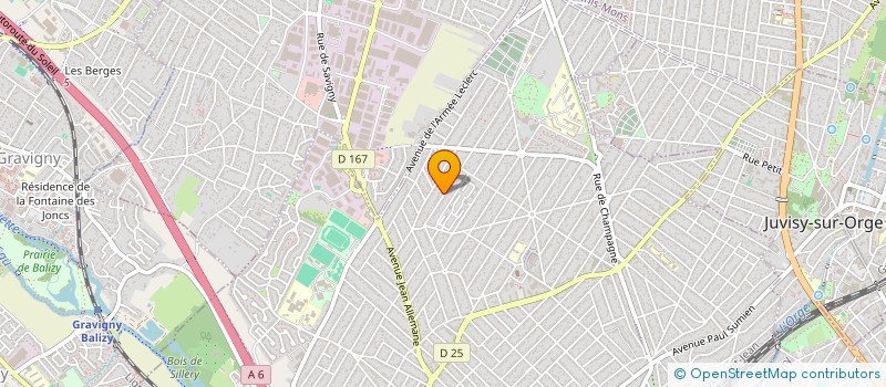 localisation de l'entreprise SCI RAKOTOZAFY à SAVIGNY-SUR-ORGE