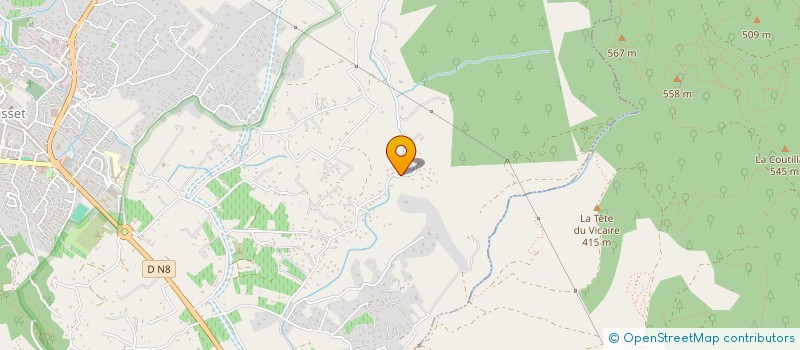 localisation de l'entreprise SCI RAKU  LE BEAUSSET