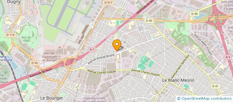 localisation de l'entreprise SCI RALH à LE BLANC-MESNIL