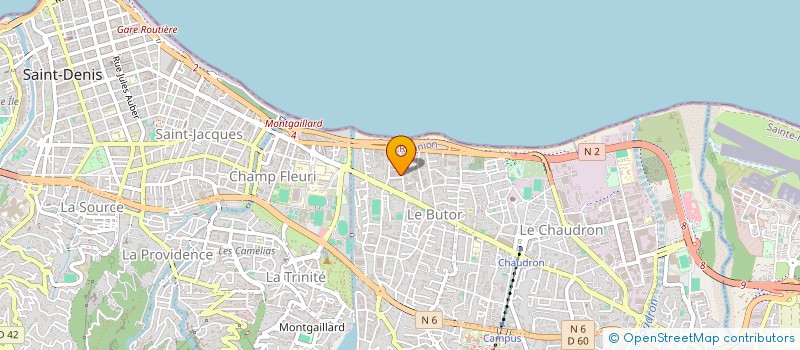 localisation de l'entreprise SCI RALI à SAINT-DENIS