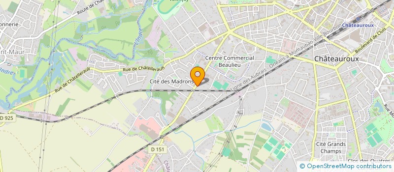 localisation de l'entreprise SCI RALP à CHATEAUROUX