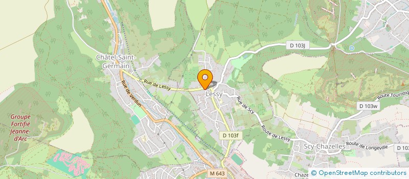 localisation de l'entreprise SCI RALPH  LESSY