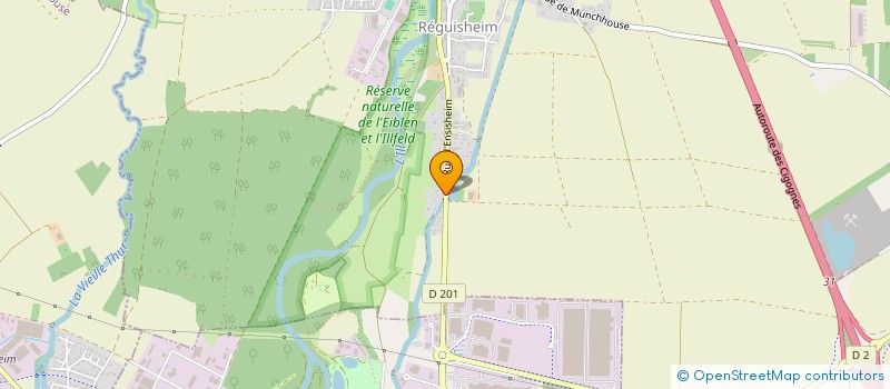 localisation de l'entreprise SCI RALY  REGUISHEIM