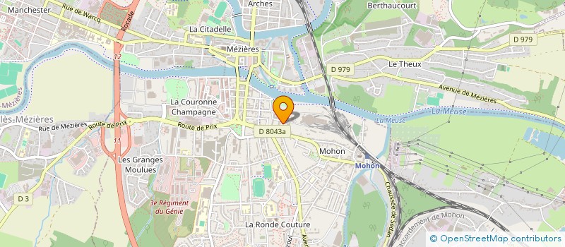 localisation de l'entreprise SCI RAM à CHARLEVILLE-MEZIERES