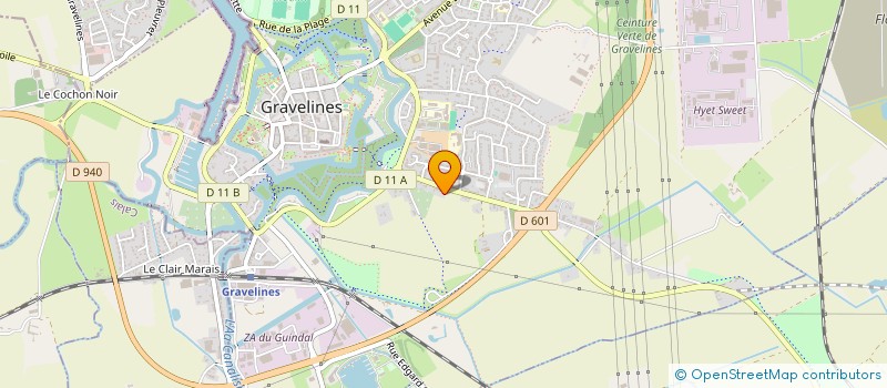 localisation de l'entreprise SCI RAM 73 à GRAVELINES