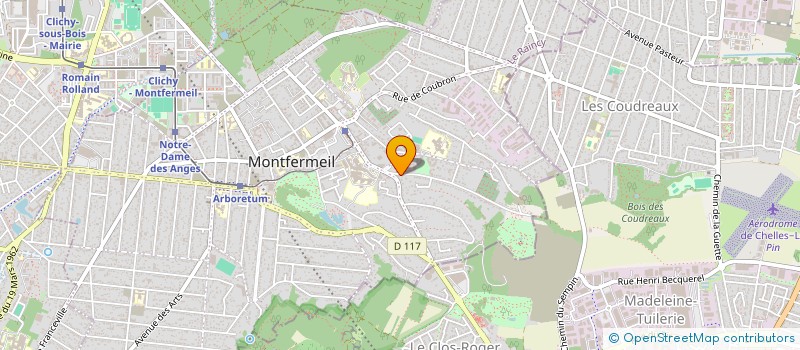 localisation de l'entreprise SCI RAM à MONTFERMEIL