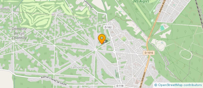 localisation de l'entreprise SCI RAM CONSEILS  CHANTILLY