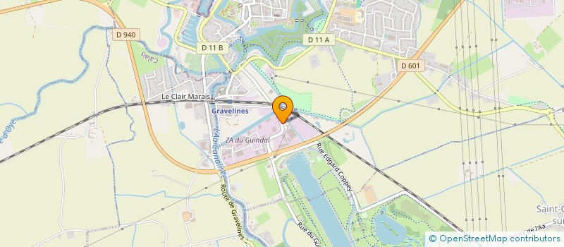 localisation de l'entreprise SCI RAM-EXPANSION à GRAVELINES