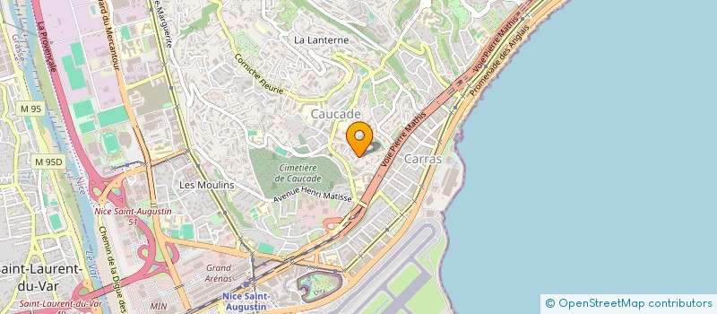 localisation de l'entreprise SCI RAMA à NICE
