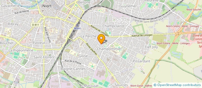 localisation de l'entreprise SCI RAMA à NIORT