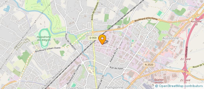 localisation de l'entreprise SCI RAMA  LAFRANCAISE