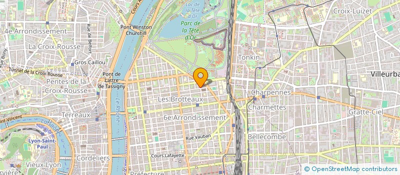 localisation de l'entreprise SCI RAMA  LYON