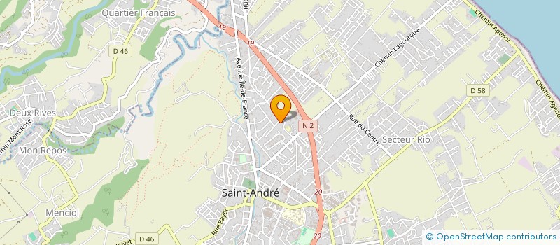 localisation de l'entreprise SCI RAMA à SAINT-ANDRE