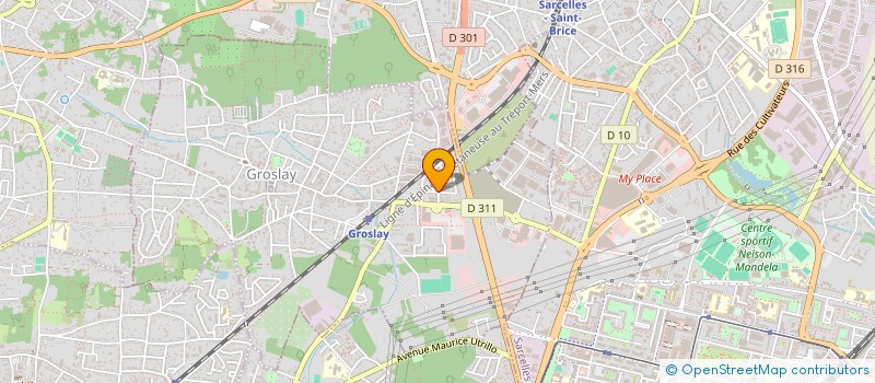 localisation de l'entreprise SCI RAMA  GROSLAY