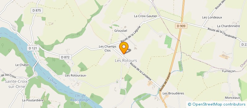 localisation de l'entreprise SCI RAMACMA-LEBRETON à PUTANGES-LE-LAC