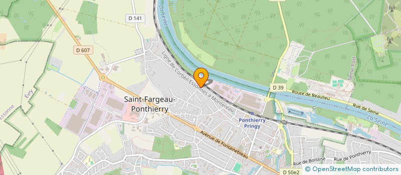 localisation de l'entreprise SCI RAMADAN  SAINT-FARGEAU-PONTHIERRY