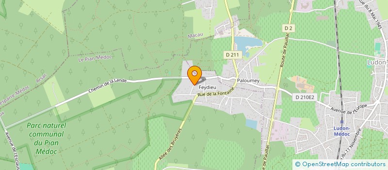 localisation de l'entreprise SCI RAMAELLI  LE PIAN-MEDOC