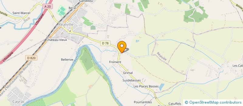 localisation de l'entreprise SCI RAMAGIEL  CAYRAC