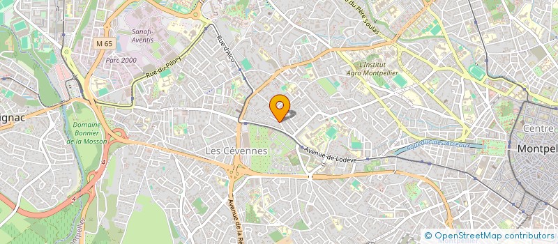 localisation de l'entreprise SCI RAMAJ à MONTPELLIER