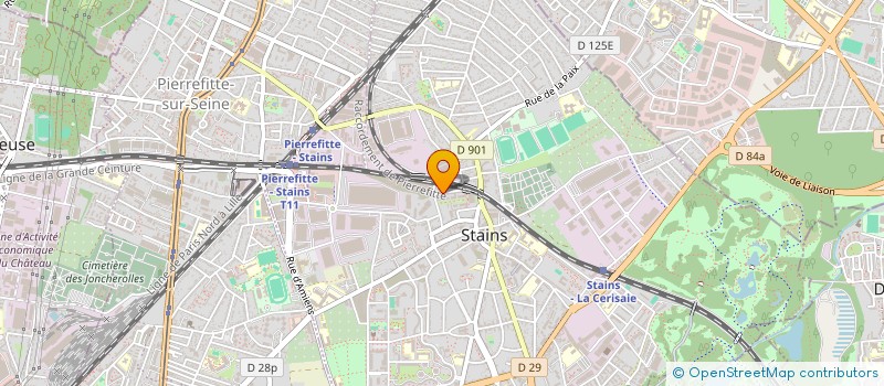 localisation de l'entreprise SCI RAMAJE à STAINS