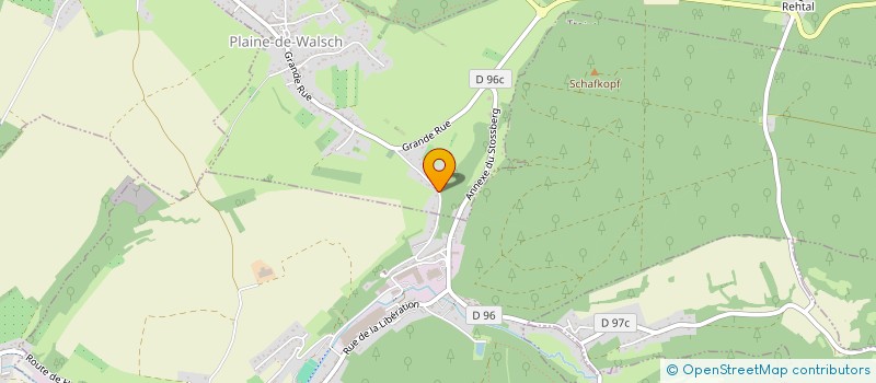 localisation de l'entreprise SCI RAMAK  PLAINE-DE-WALSCH