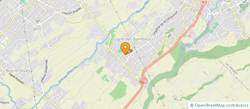 localisation de l'entreprise SCI RAMAMANAS  SAINT-PIERRE