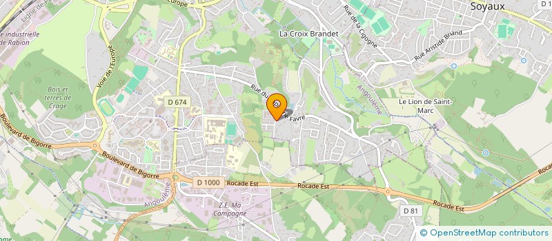 localisation de l'entreprise SCI RAMATUEL à ANGOULEME