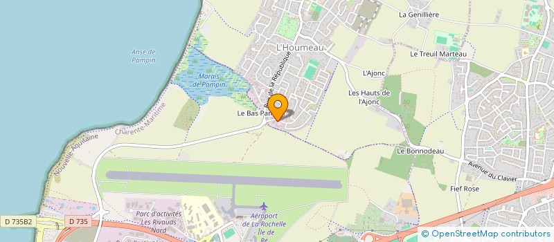 localisation de l'entreprise SCI RAMAVAXA  L'HOUMEAU