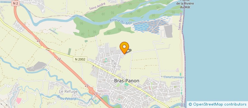 localisation de l'entreprise SCI RAMAYE RENETTE ET FILS  BRAS-PANON