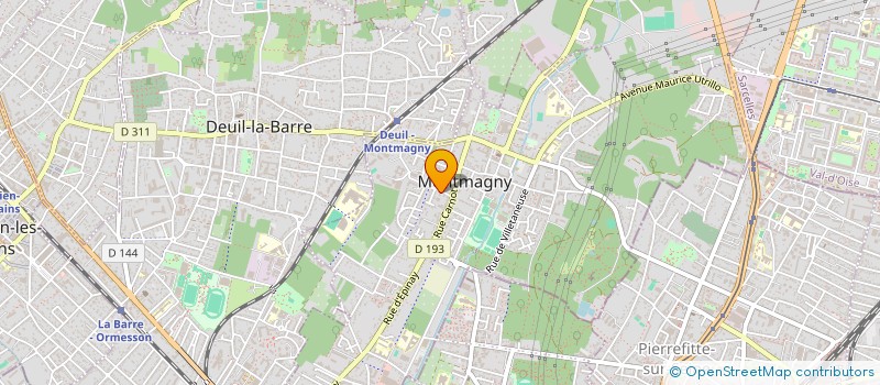 localisation de l'entreprise SCI RAMBAM MEDICAL CENTER  MONTMAGNY