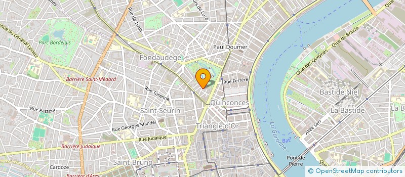 localisation de l'entreprise SCI RAMBAU  BORDEAUX