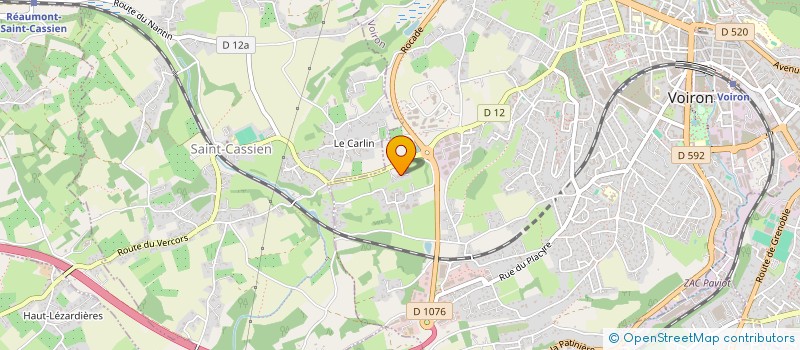 localisation de l'entreprise SCI RAMBAUD  SAINT-CASSIEN