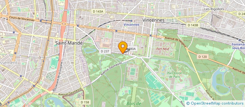 localisation de l'entreprise SCI RAMBAUD VILAPLANA à VINCENNES