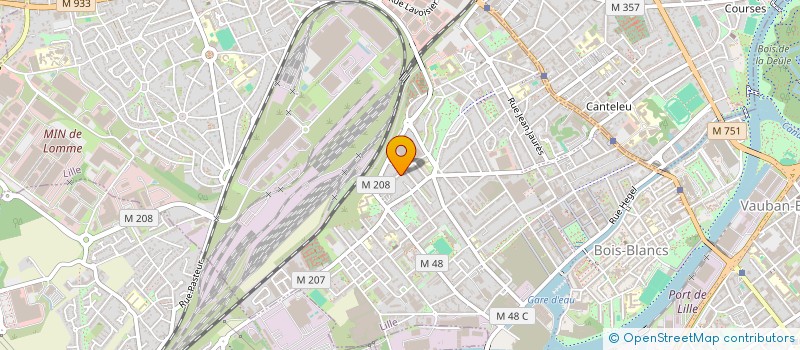 localisation de l'entreprise SCI RAMBAUT  LILLE