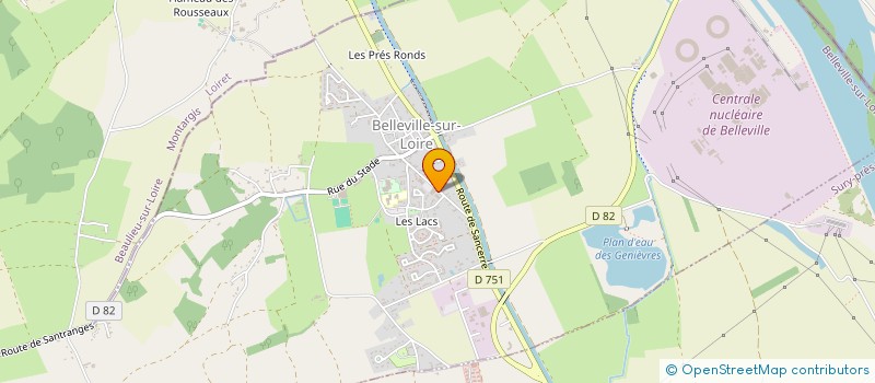 localisation de l'entreprise SCI RAMBERT  BELLEVILLE-SUR-LOIRE