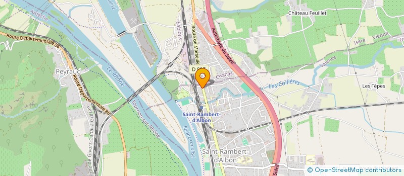 localisation de l'entreprise SCI RAMBERTOISE  SAINT-RAMBERT-D'ALBON