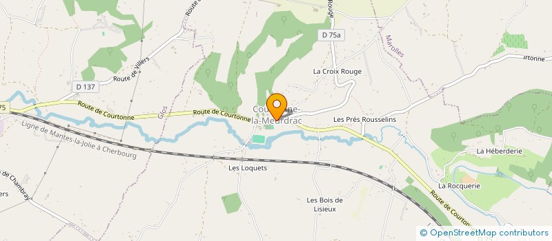 localisation de l'entreprise SCI RAMBO  COURTONNE-LA-MEURDRAC