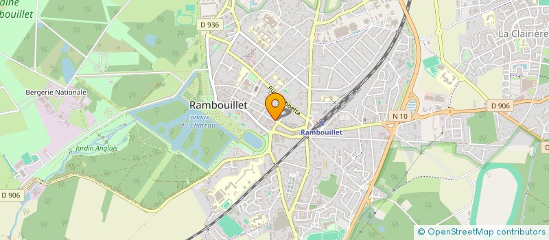 localisation de l'entreprise SCI RAMBOLORTHO  RAMBOUILLET