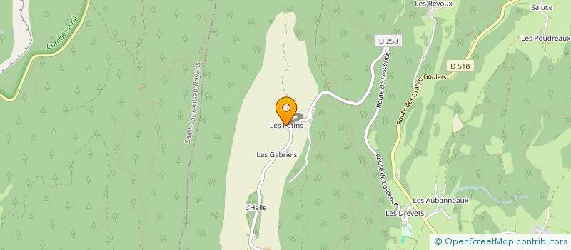 localisation de l'entreprise SCI RAMBOUTAN à LA CHAPELLE-EN-VERCORS