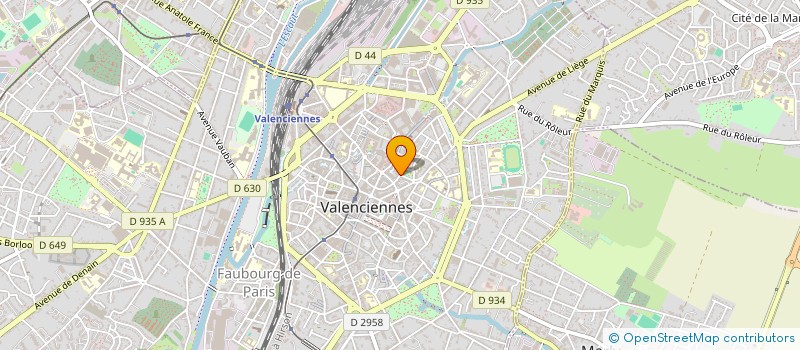 localisation de l'entreprise SCI RAMBOUX VALENCIENNES  VALENCIENNES