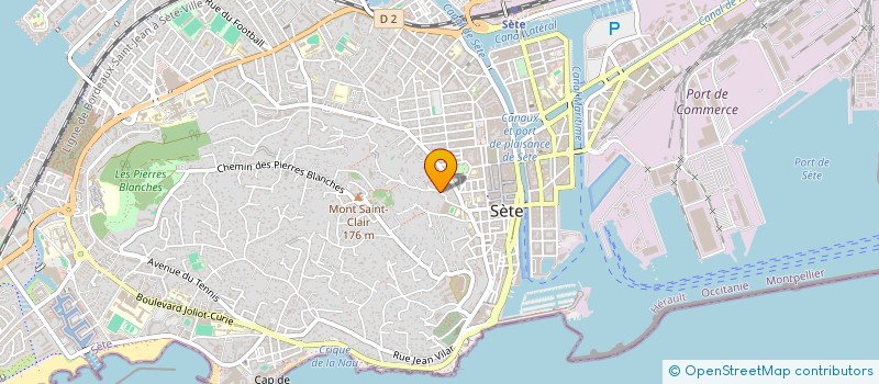 localisation de l'entreprise SCI RAMBY  SETE