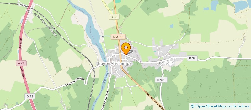 localisation de l'entreprise SCI RAMEAU  BRUERE-ALLICHAMPS