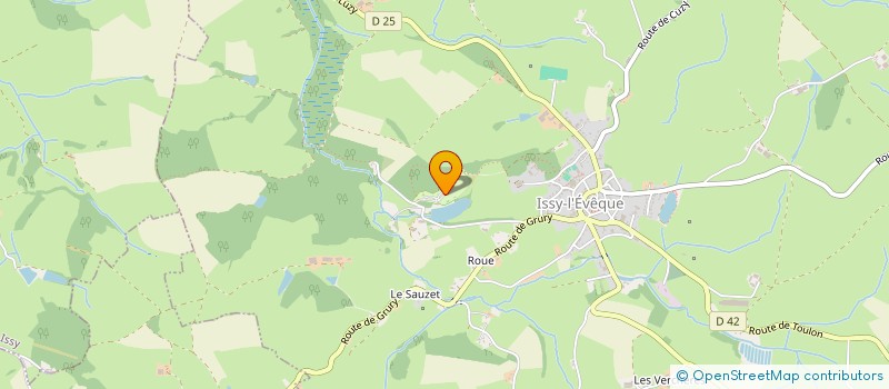 localisation de l'entreprise SCI RAMEAU  ISSY L'EVEQUE