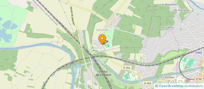 localisation de l'entreprise SCI RAMEAU  LESCHES