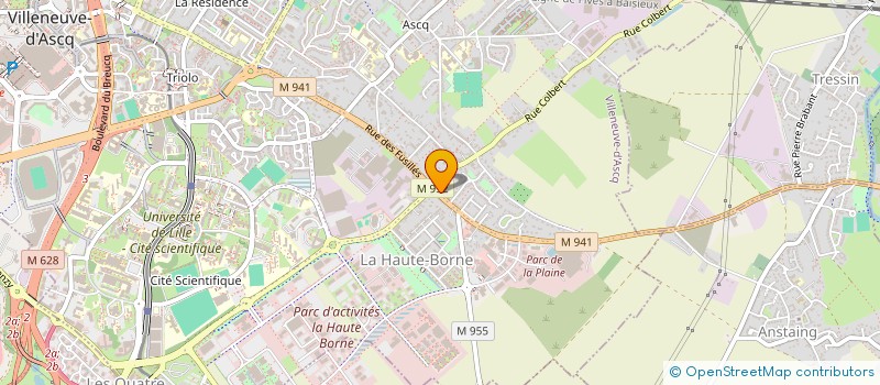 localisation de l'entreprise SCI RAMEAU HILAIRE à VILLENEUVE-D'ASCQ