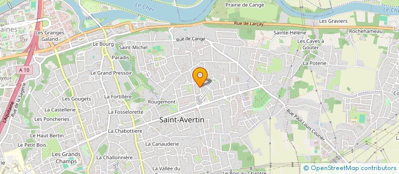 localisation de l'entreprise SCI RAMEE  SAINT-AVERTIN